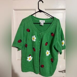 Mandal Bay Ladybug And Daisy Cardigan